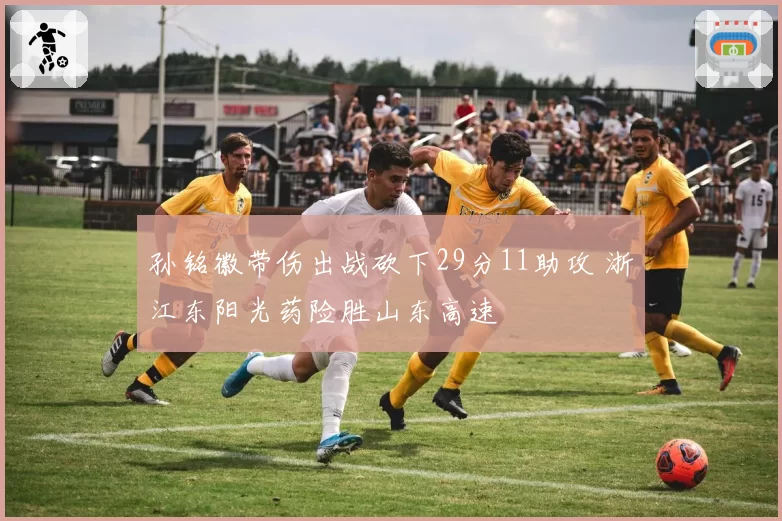 孙铭徽带伤出战砍下29分11助攻 浙江东阳光药险胜山东高速