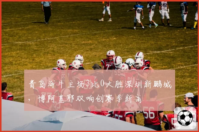 青岛海牛主场3比0大胜深圳新鹏城，博阿基耶双响创赛季新高